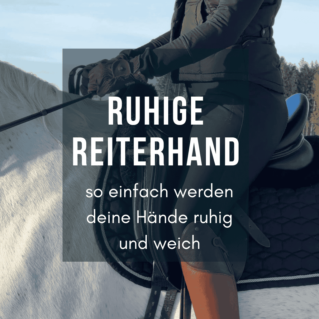 ruhige Hände beim reiten